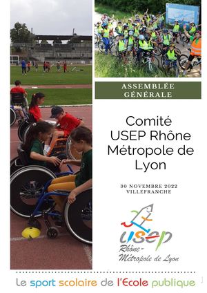 Assemblee Generale Usep 69 Novembre 2022