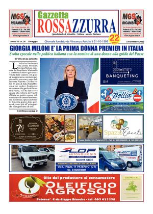 Gazzetta Rossazzurra Anno Vii N 24 Del 5 11 2022