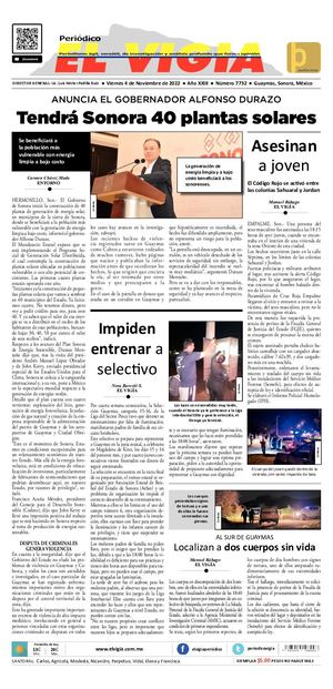 04 de noviembre del 2022