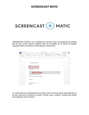 Screencast O Matic Y Macro