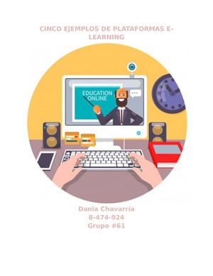 Cinco Ejemplos de Plataformas E Learning
