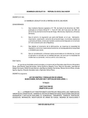 1 Ley De Crtl Y Reg De Armas De Fuego