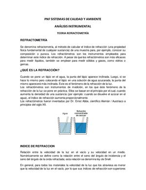 Refractometría 1