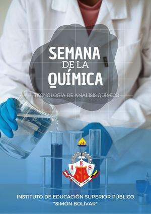 PRESENTACION DE LA XLII EDICIÓN DE LA SEMANA DE LA QUÍMICA