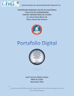 Proyecto Final Portafolio Ética
