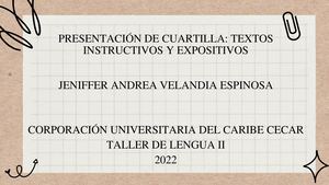 Presentación De Cuartilla Textos Instructivos Y Expositivos