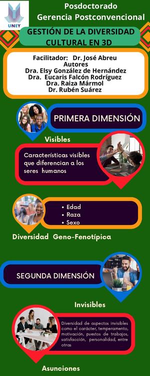 Gestión De La Diversidad Cultural En 3d Flyer Dres. González de Hernández Elsy , Falcón Eucaris, Suárez Rubén y Mármol Raiza