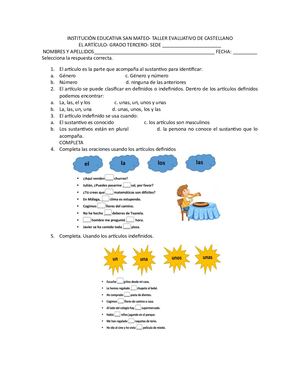TALLER EVALUATIVO NO. 6 ARTÍCULO