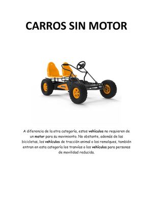 Carros Sin Motor