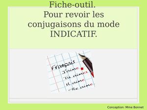 Conjugaison Indicatif