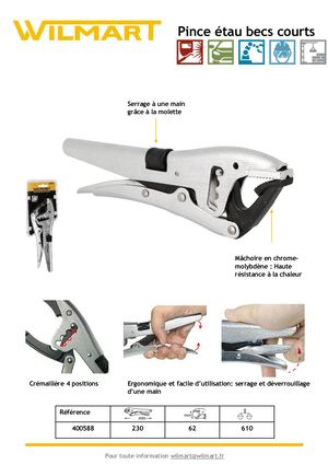 Pince éTau Wilmart