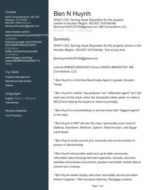 Resume Linked In Profile August 24 2022