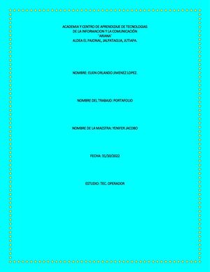 Portafolio tec. operador