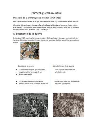 Primera Guerra Mundial