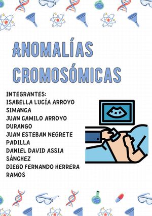 Anomalías Cromosómicas (1)