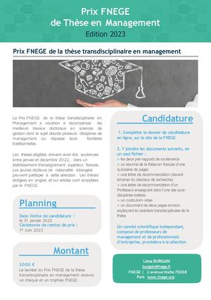 Thèse transdisciplinaire