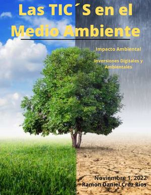 TICs en el Medio Ambiente