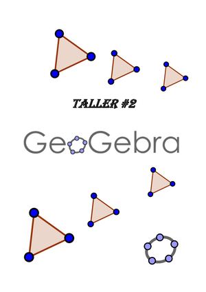 Taller #2 Construcción de figuras tridimensionales con GeoGebra 3D