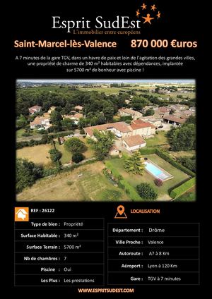 Esprit SudEst : maison à vendre dans la Drôme