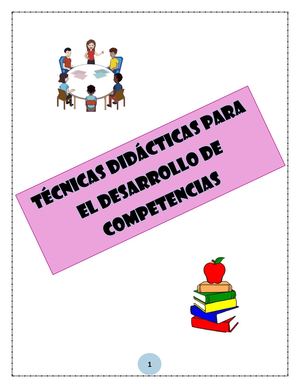 Trabajo Final Tecnicas De Enseñanza Y Aprendizaje