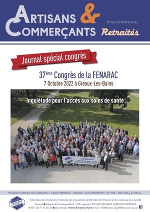 Journal N°102 "Artisans et Commerçants Retraités"