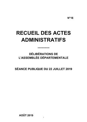 N°18 SP 22 juillet 2019