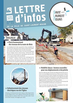 Lettre Infos Saint-Laurent-Nouan Octobre 2022