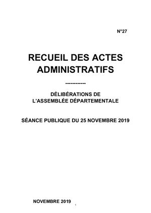 N°27 SP 25 novembre 2019