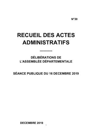 N°30 SP 16 décembre 2019