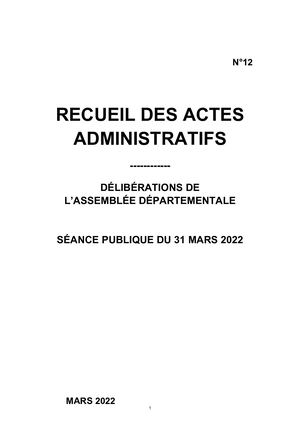 N°12 SP 31 MARS 2022
