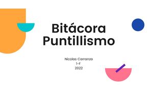 Bitácora Puntillismo