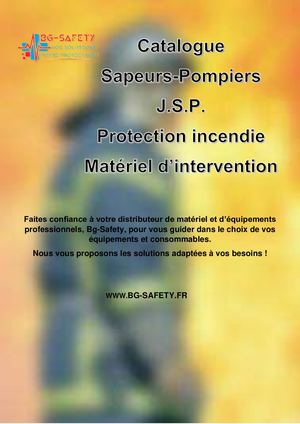 Catalogue Pompiers Médical