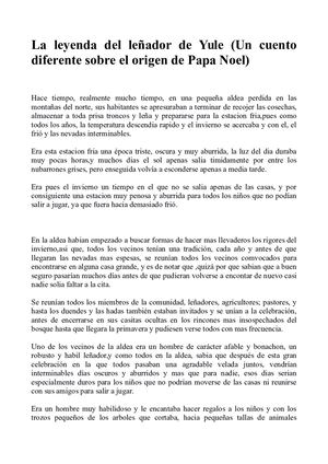 La Leyenda Del Leñador De Yule