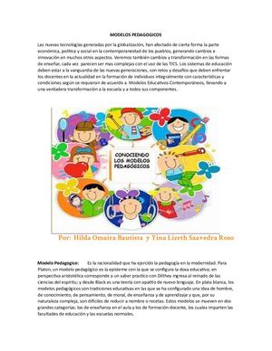 Modelos Pedagogicos