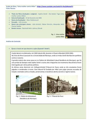 Guião Do Filme Uma Mulher Contra Hitler