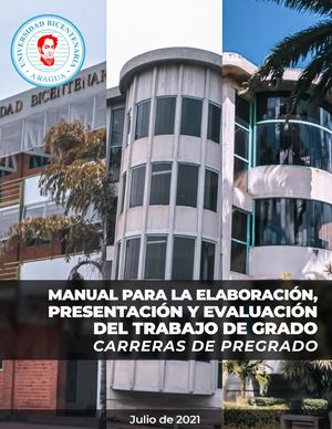 Manual De Trabajo De Grado Pregrado