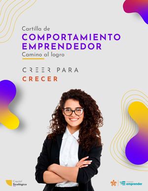 Cartilla De Comportamiento Emprendedor