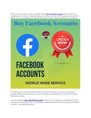 Buy Facebook Accounts: Is It Safe