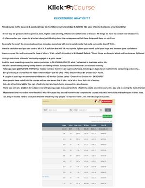 KlickCourse Review – $5000 Bonuses, Coupon Code, OTO Details