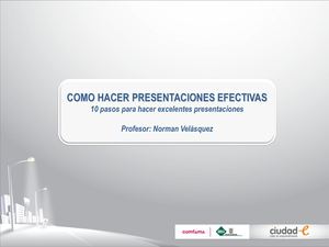 Como Hacer Presentaciones Efectivas en Power Point