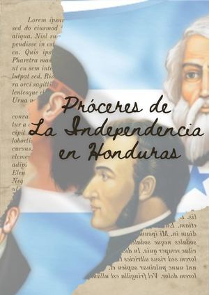 PRÓCERES DE LA INDEPENDENCIA.