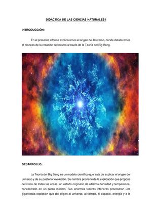 Didáctica De Las Ciencias Naturales I