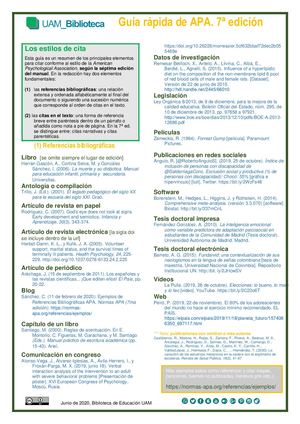Guia Rapida De Apa 7ª Edicion