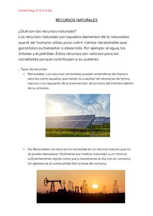 Recursos Naturales