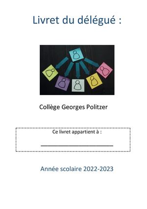 Livret Du Delegue 2022 2023