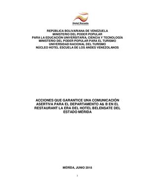 INFORME N°1640 PASANTIA ADMINISTRATIVA TRABAJO DE GRADO 2018