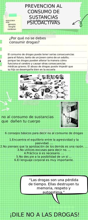 Infografía sustancias psicoactivas