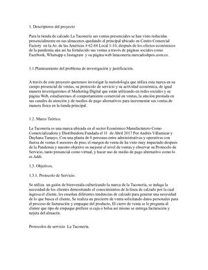 ANALISIS ECONOMICO LA TACONERIA