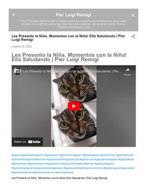 Les Presento la Niña. Momentos con la Niña! Ella Saludando | Pier Luigi Remigi