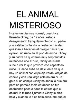 El Animal Misterioso